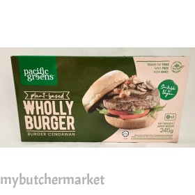 PACIFIC GREENS PLANT BASED WHOLLY BURGER