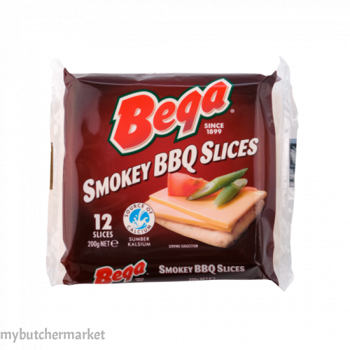 BEGA SMOKED BBQ CHEESE SLICES