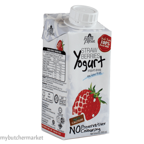 FARM FRESH UHT STRAWBERRIES YOGURT