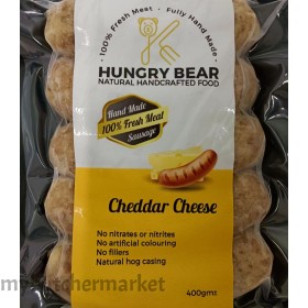 HUNGRY BEAR PORK SAUSAGE CHEDDAR CHEESE