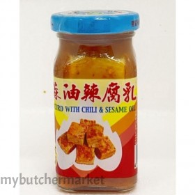 SICHUAN BEAN CURD WITH CHILLI & SESAME OIL