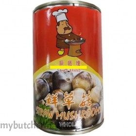 CHEF BRAND - WHOLE STRAW MUSHROOM 